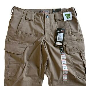 5.11 Tactical Stryke Cargo Pants Women's Sz 6 Regular Beige Flex-Tac Stretch NWT